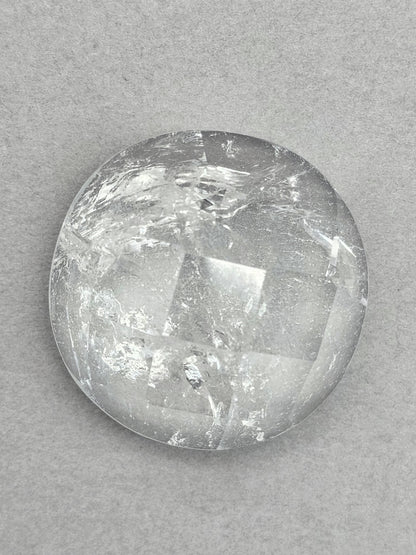 Quartz Faceted Cabochon | Artisan Cut Gemstone
