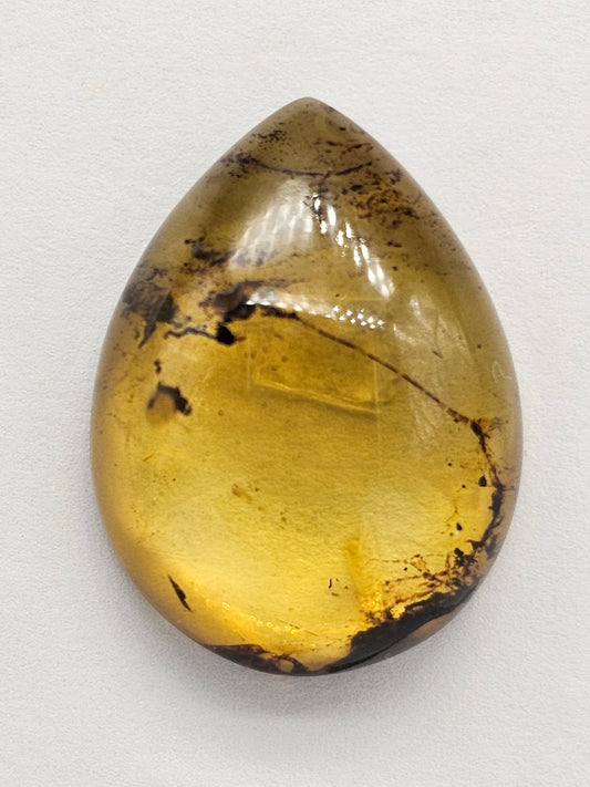 Amber cabochon | Artisan Cut Gemstone
