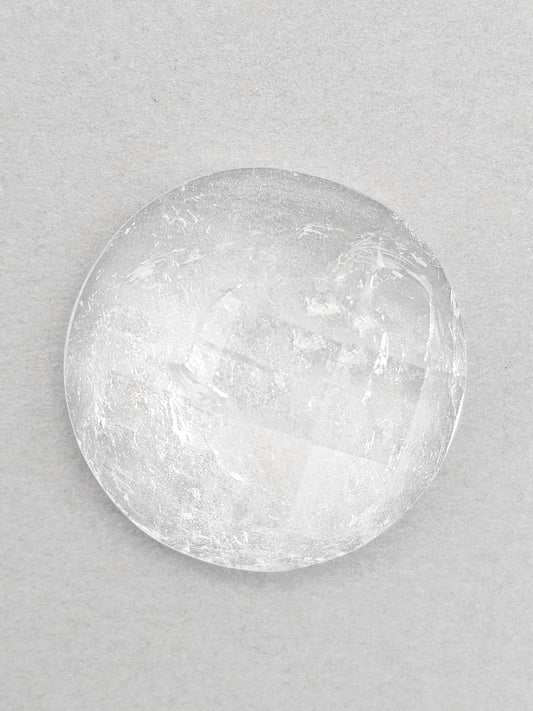 Quartz Faceted Cabochon | Artisan Cut Gemstone