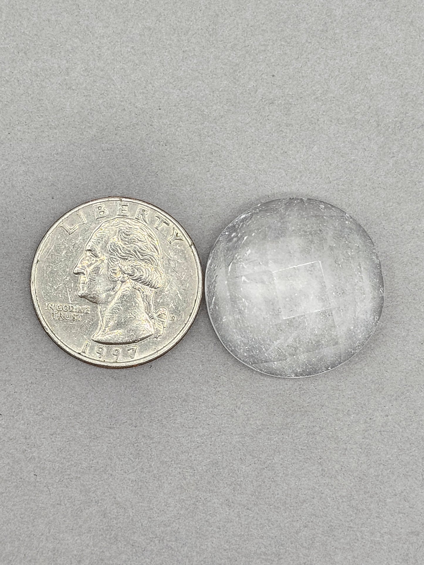 Quartz Faceted Cabochon | Artisan Cut Gemstone