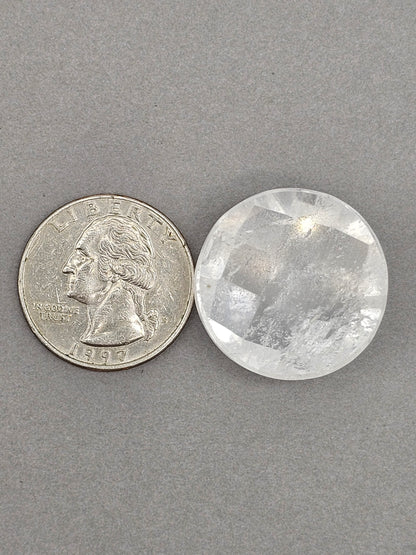 Quartz Faceted Cabochon | Artisan Cut Gemstone
