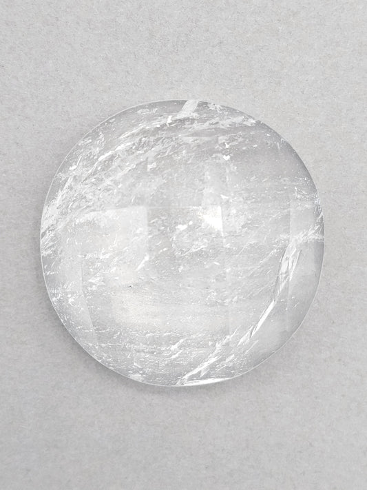 Quartz Faceted Cabochon | Artisan Cut Gemstone