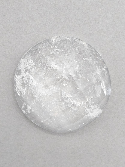 Quartz Faceted Cabochon | Artisan Cut Gemstone