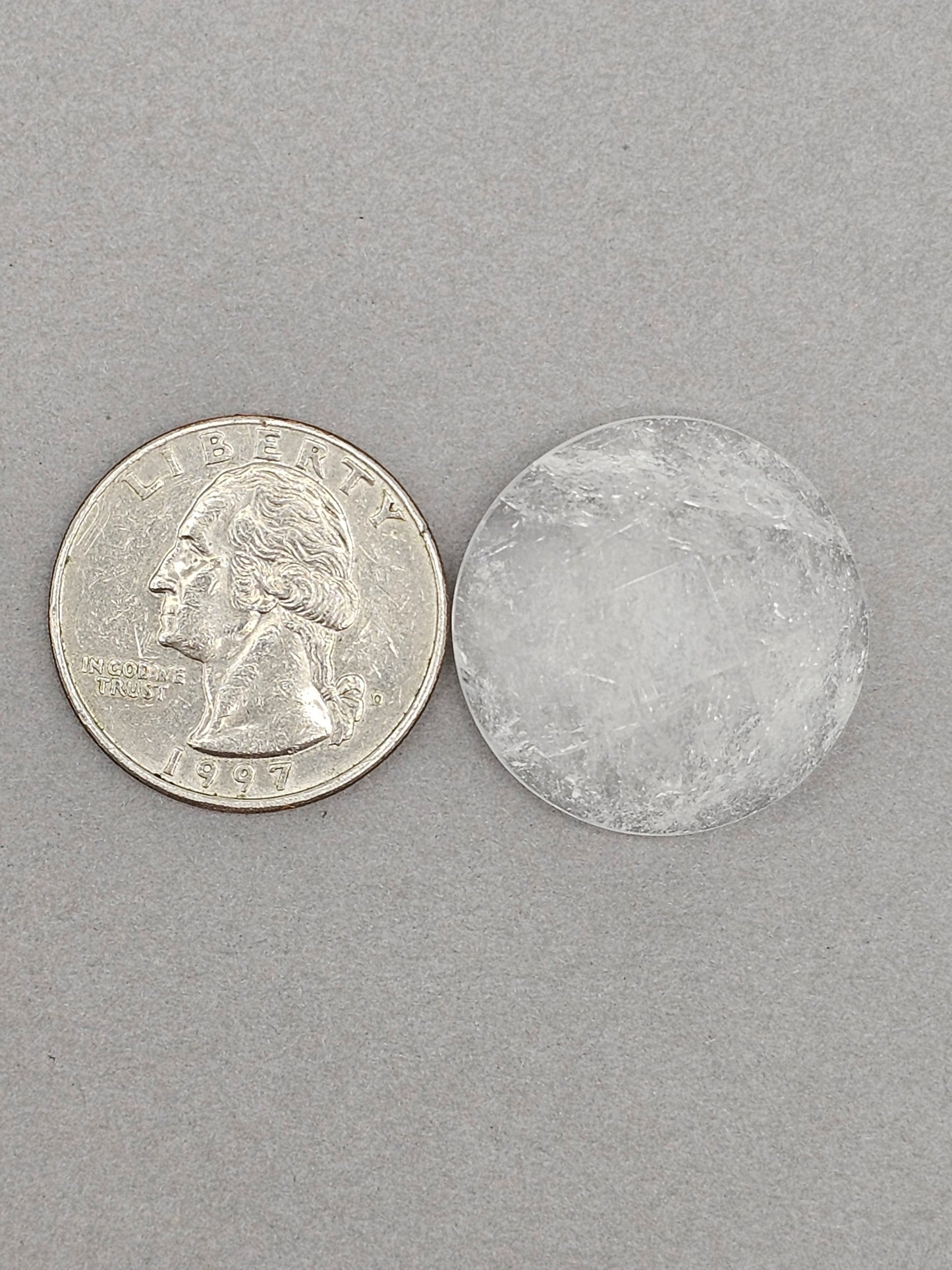 Quartz Faceted Cabochon | Artisan Cut Gemstone