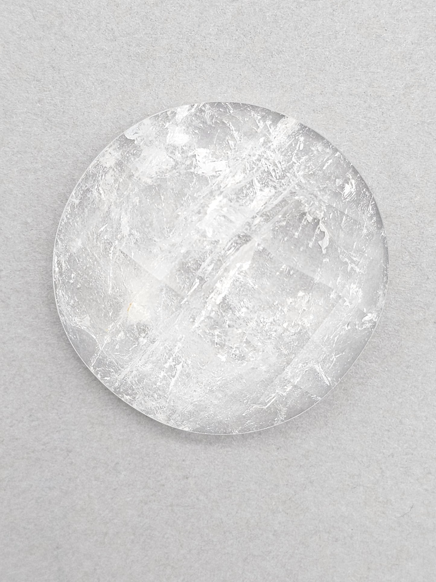 Quartz Faceted Cabochon | Artisan Cut Gemstone