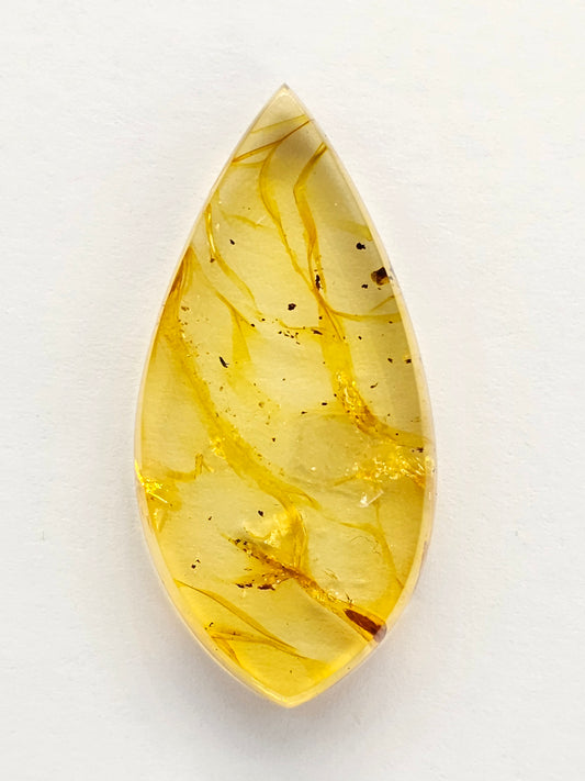 Amber cabochon | Artisan Cut Gemstone