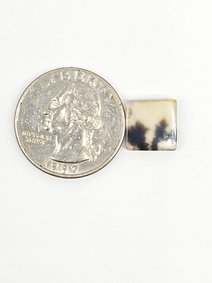 Scenic Dendritic Agate Cabochon – Natural Landscape Stone
