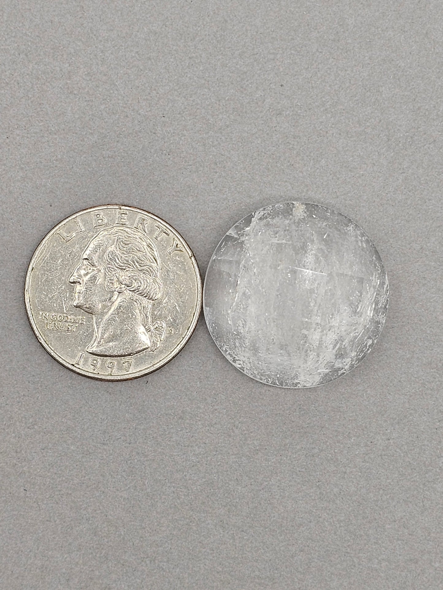 Quartz Faceted Cabochon | Artisan Cut Gemstone