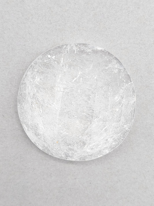 Quartz Faceted Cabochon | Artisan Cut Gemstone