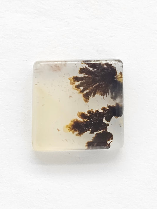 Scenic Dendritic Agate Cabochon – Natural Landscape Stone