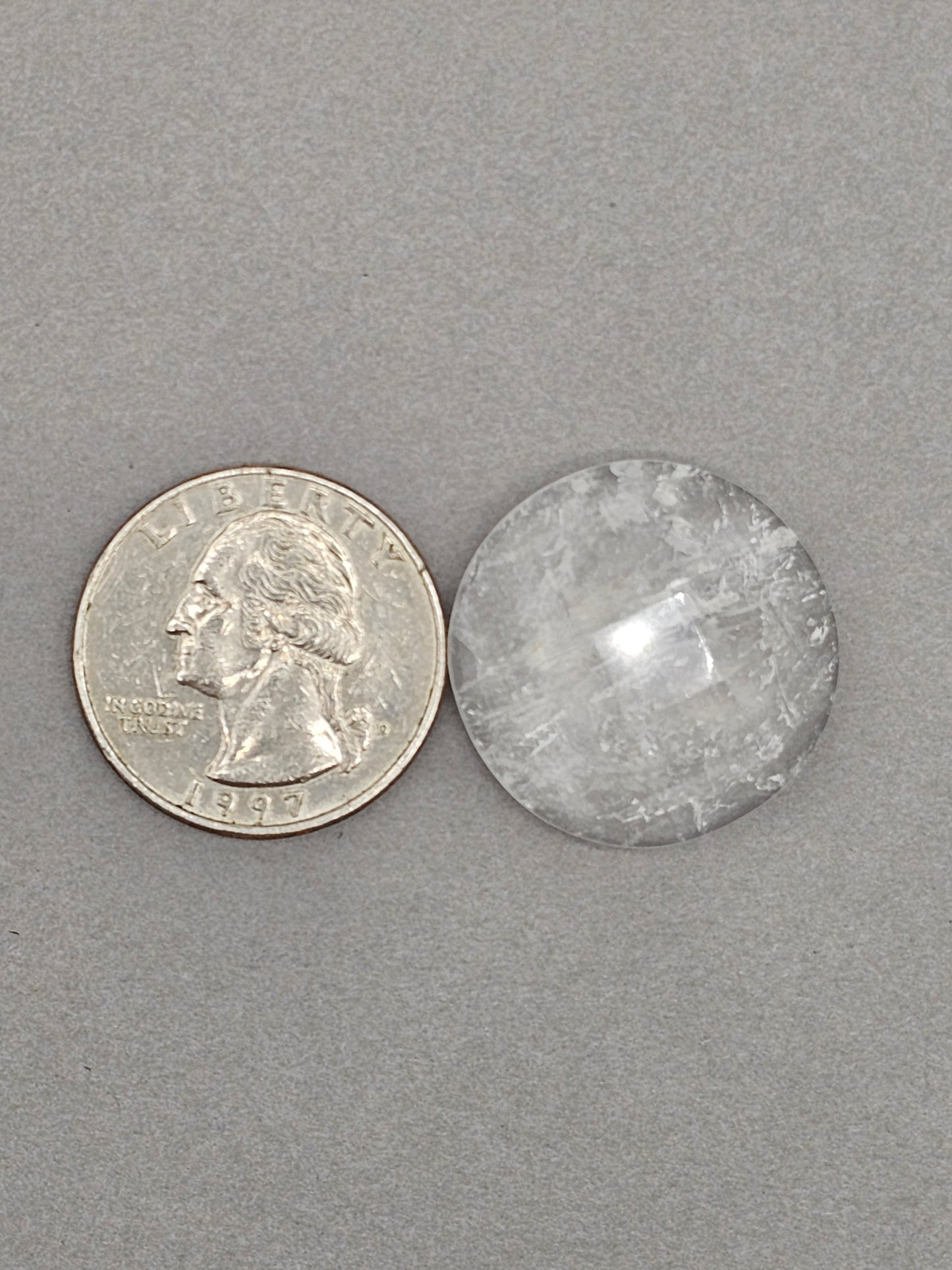 Quartz Faceted Cabochon | Artisan Cut Gemstone