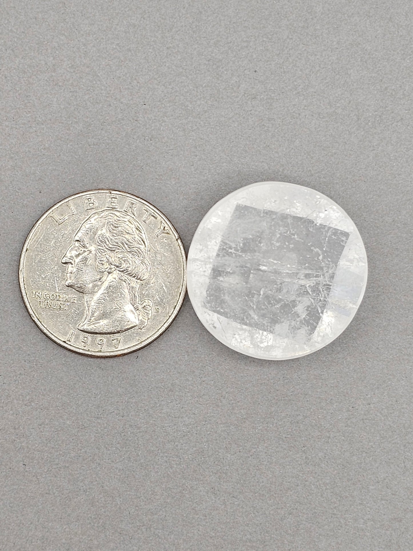 Quartz Faceted Cabochon | Artisan Cut Gemstone