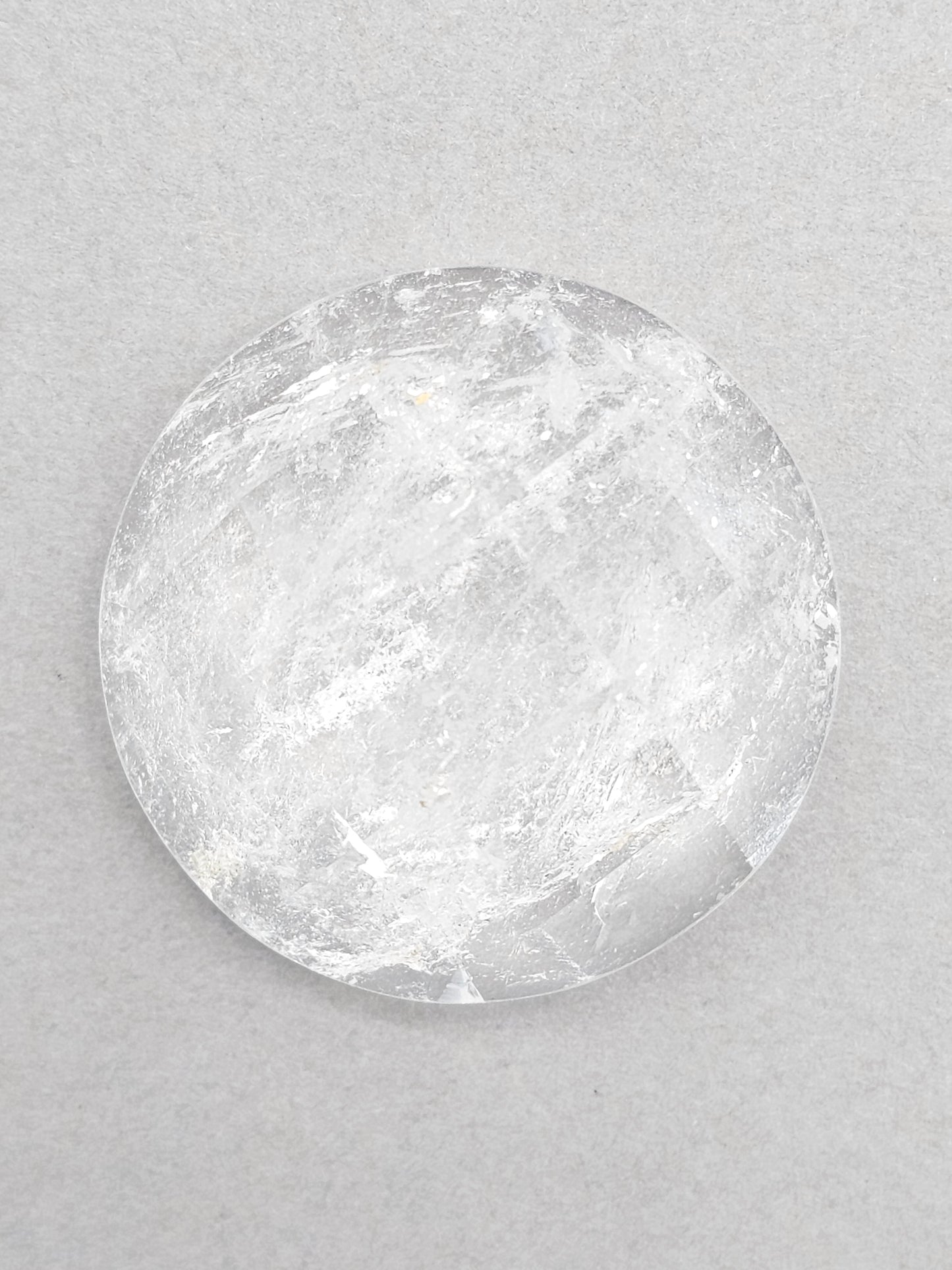 Quartz Faceted Cabochon | Artisan Cut Gemstone