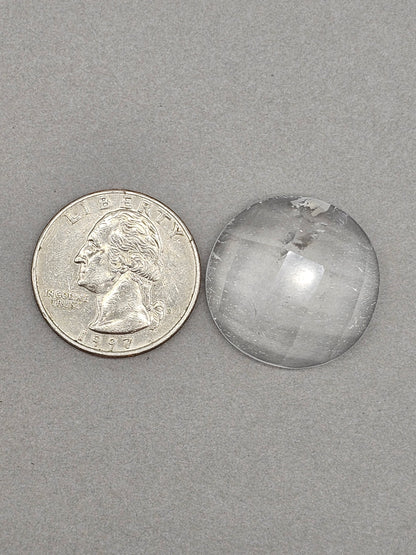 Quartz Faceted Cabochon | Artisan Cut Gemstone