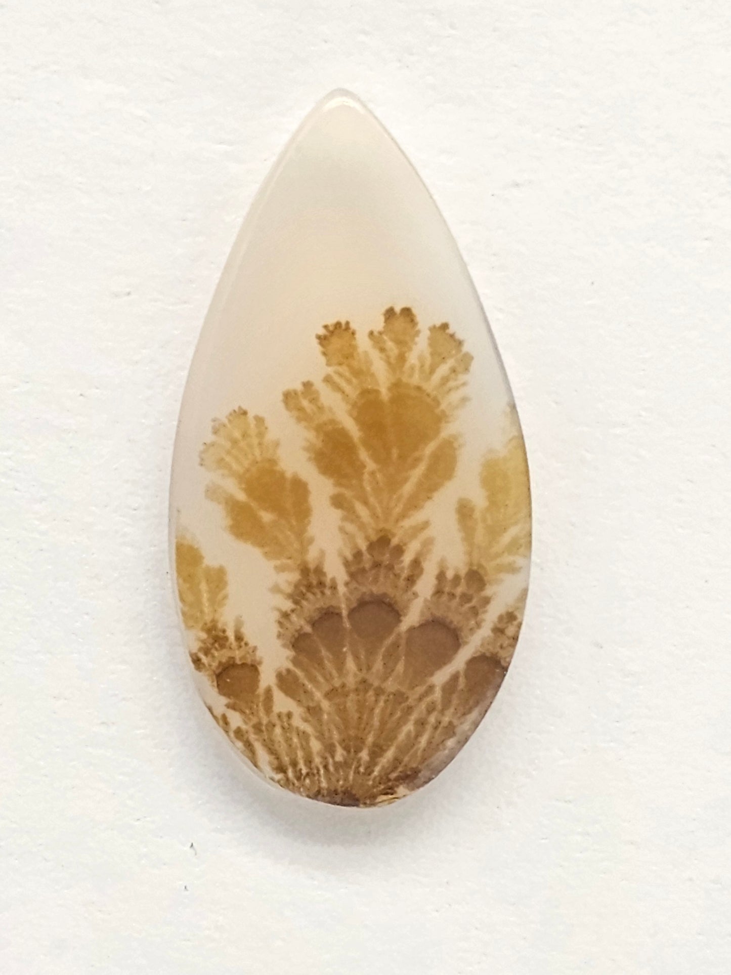 Scenic Dendritic Agate Cabochon – Natural Landscape Stone