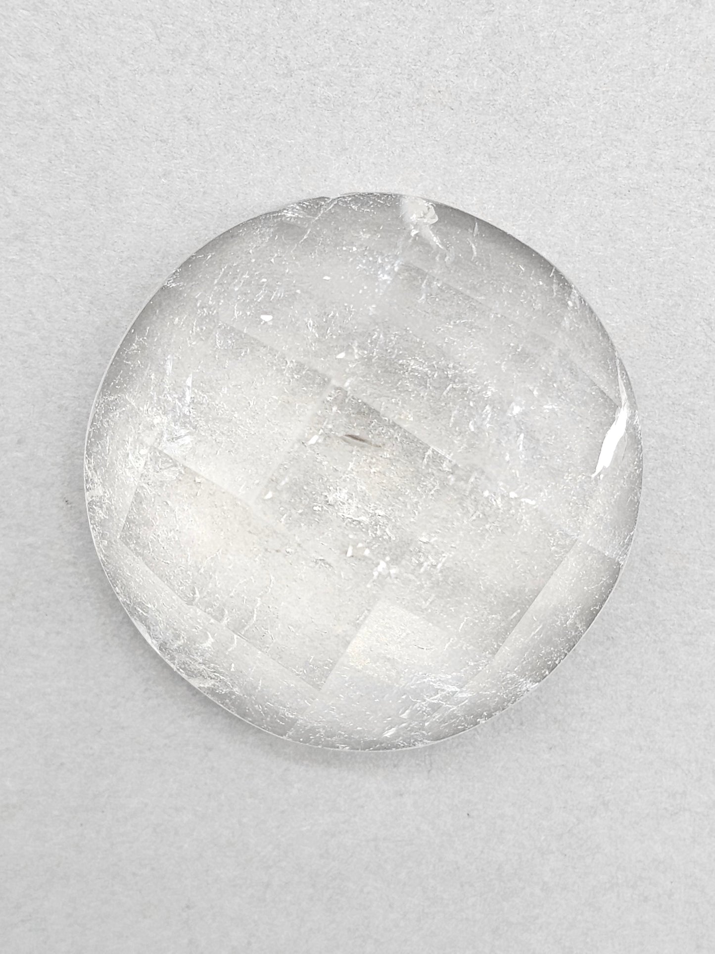 Quartz Faceted Cabochon | Artisan Cut Gemstone