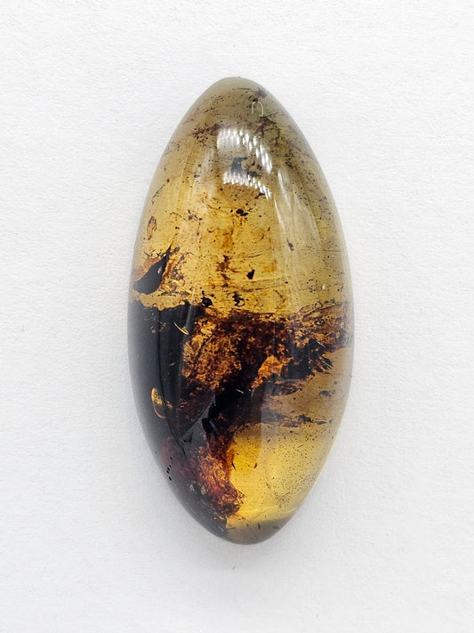 Amber cabochon | Artisan Cut Gemstone