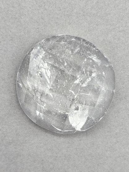 Quartz Faceted Cabochon | Artisan Cut Gemstone