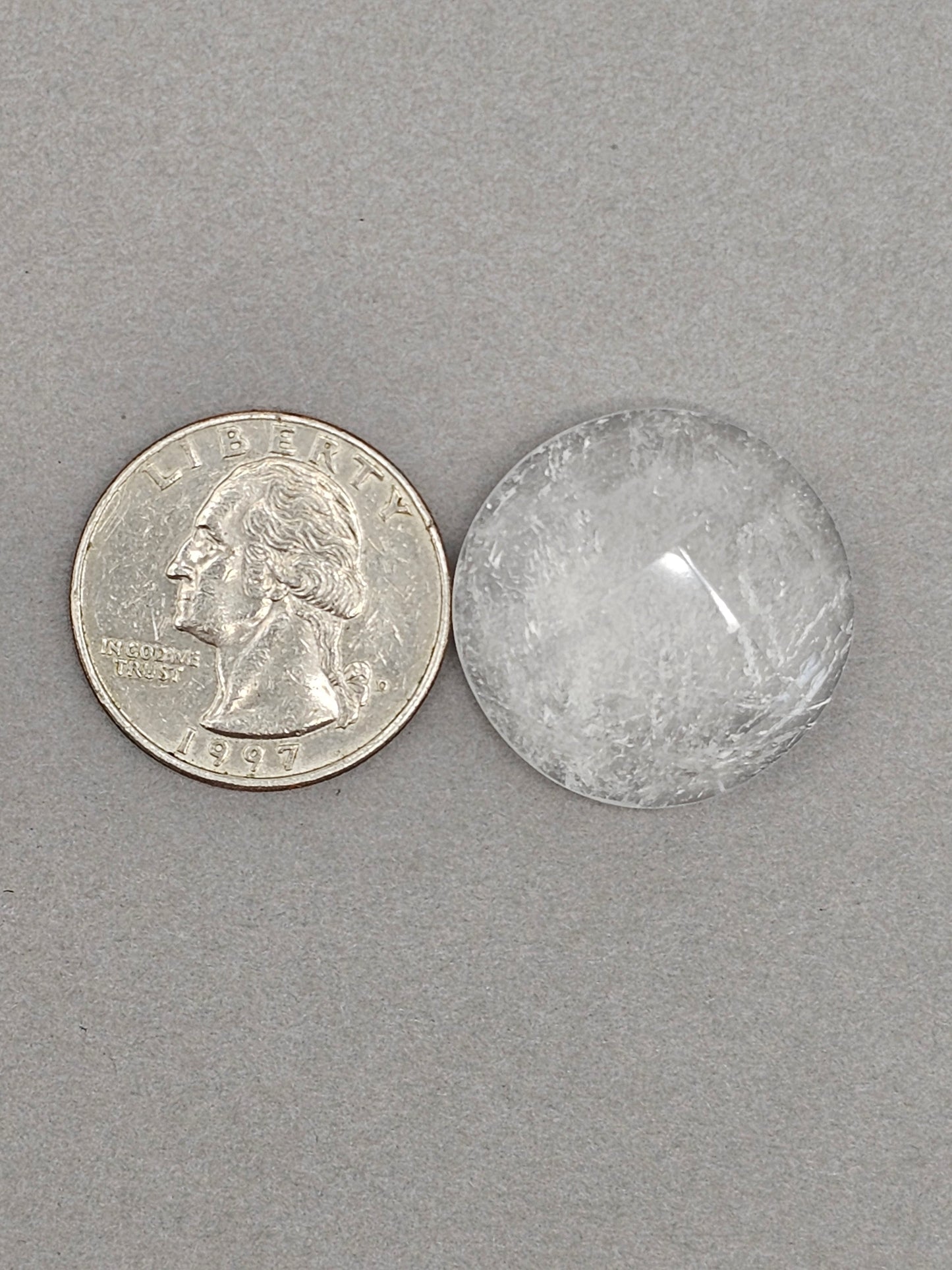 Quartz Faceted Cabochon | Artisan Cut Gemstone