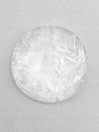 Quartz Faceted Cabochon | Artisan Cut Gemstone