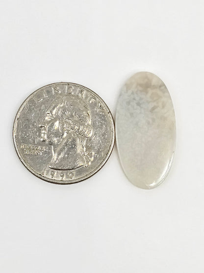 Scenic Dendritic Agate Cabochon – Natural Landscape Stone