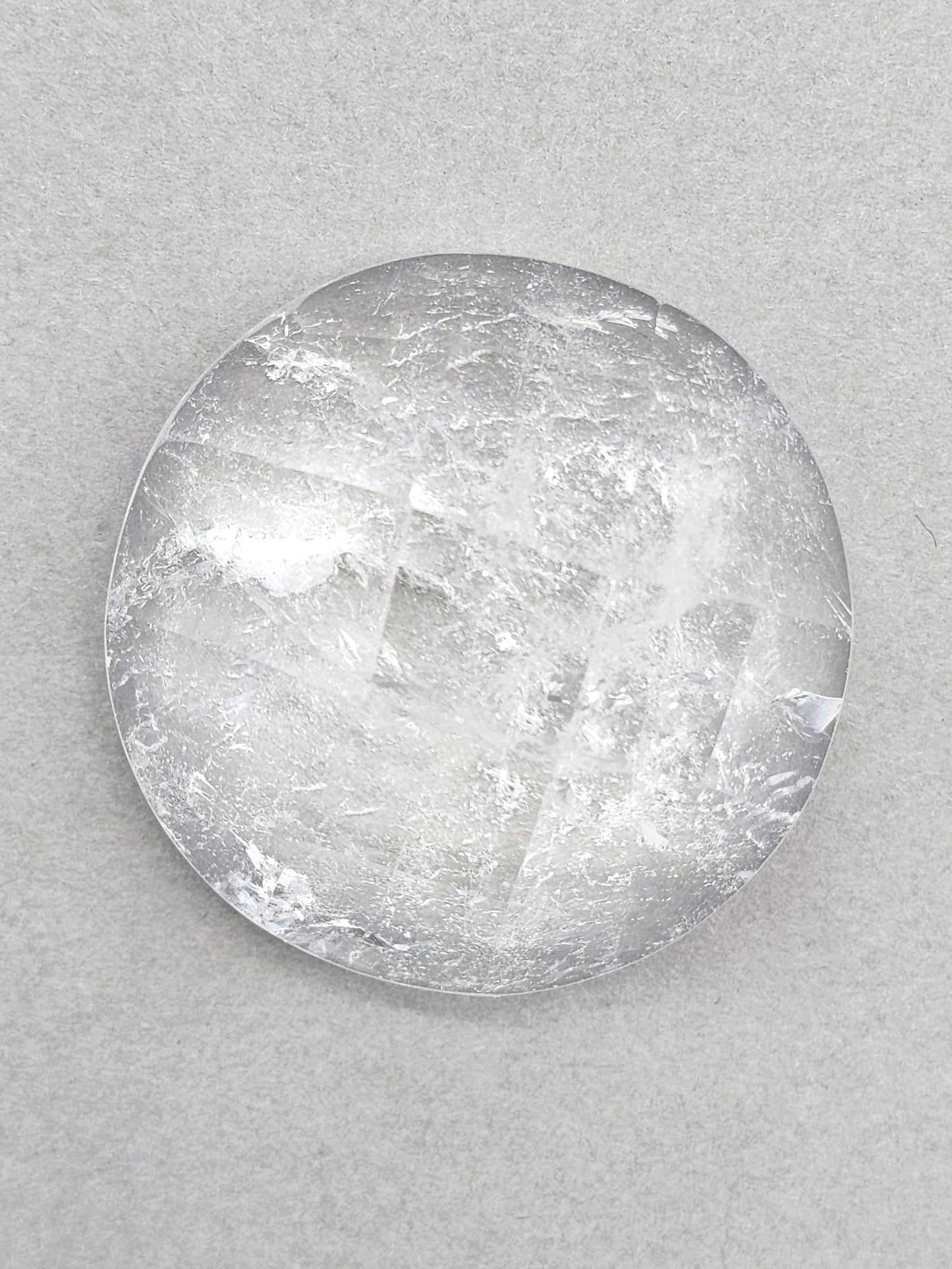 Quartz Faceted Cabochon | Artisan Cut Gemstone