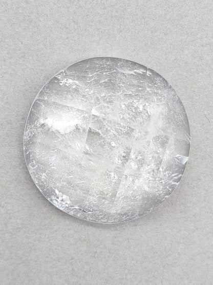 Quartz Faceted Cabochon | Artisan Cut Gemstone