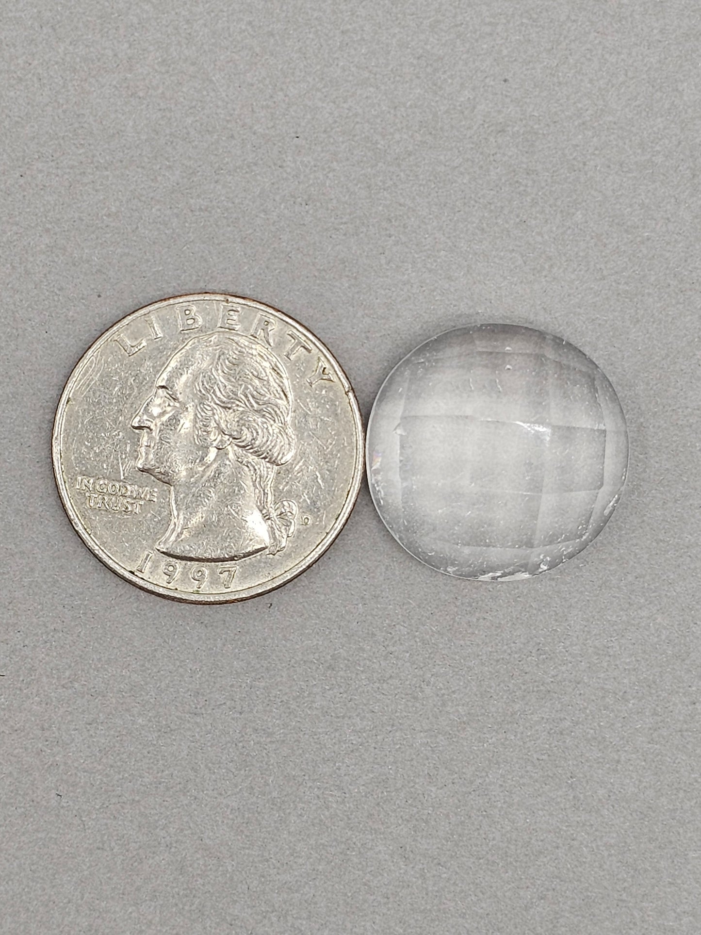 Quartz Faceted Cabochon | Artisan Cut Gemstone