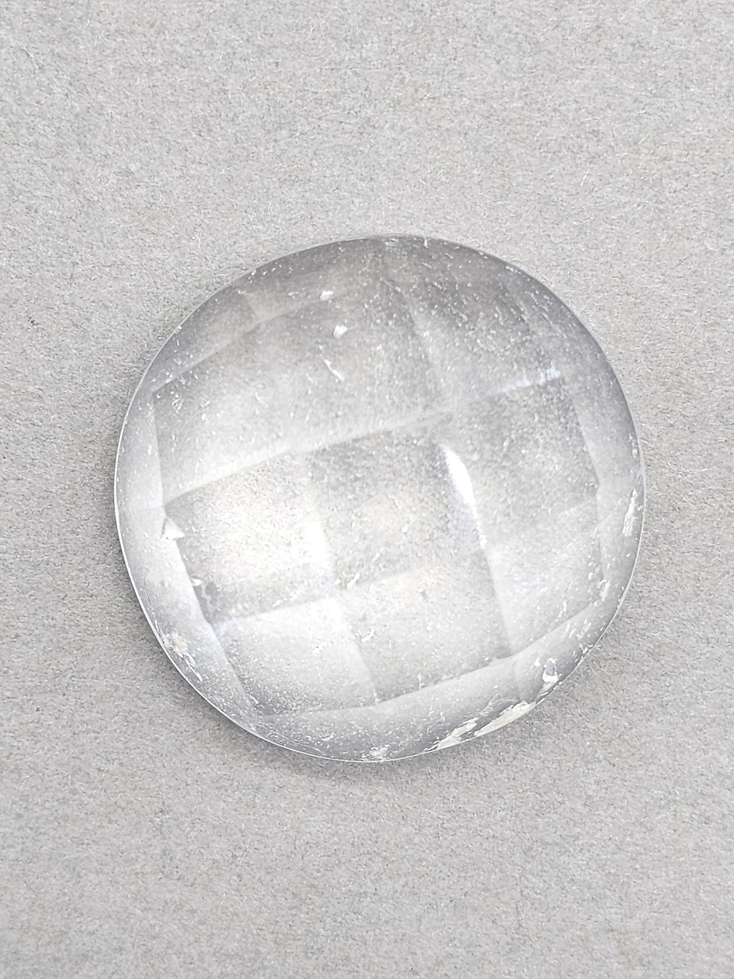 Quartz Faceted Cabochon | Artisan Cut Gemstone