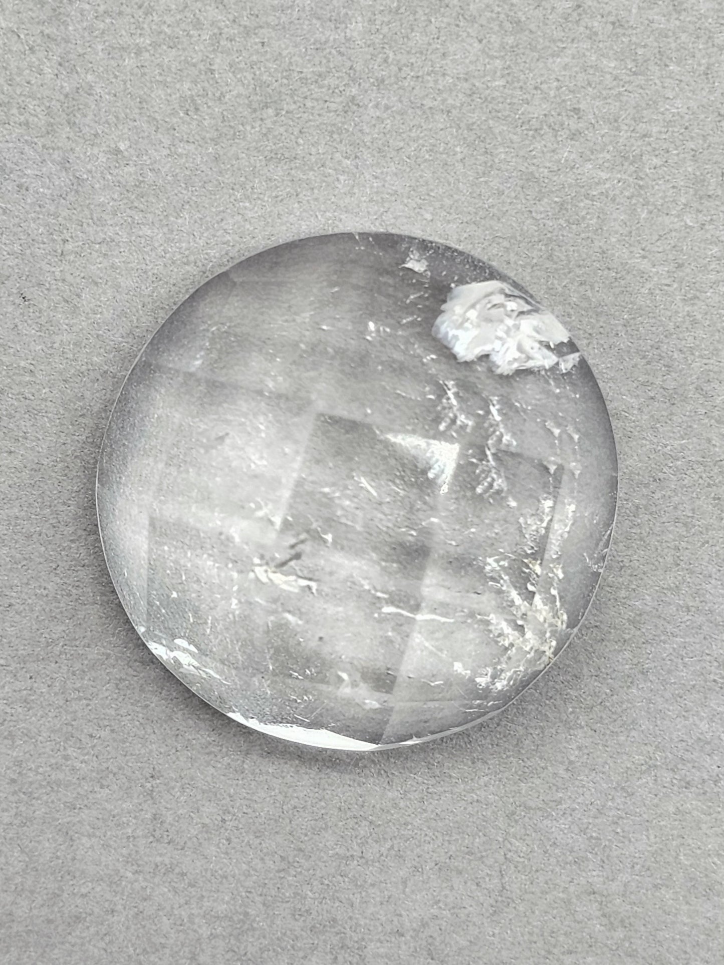 Quartz Faceted Cabochon | Artisan Cut Gemstone