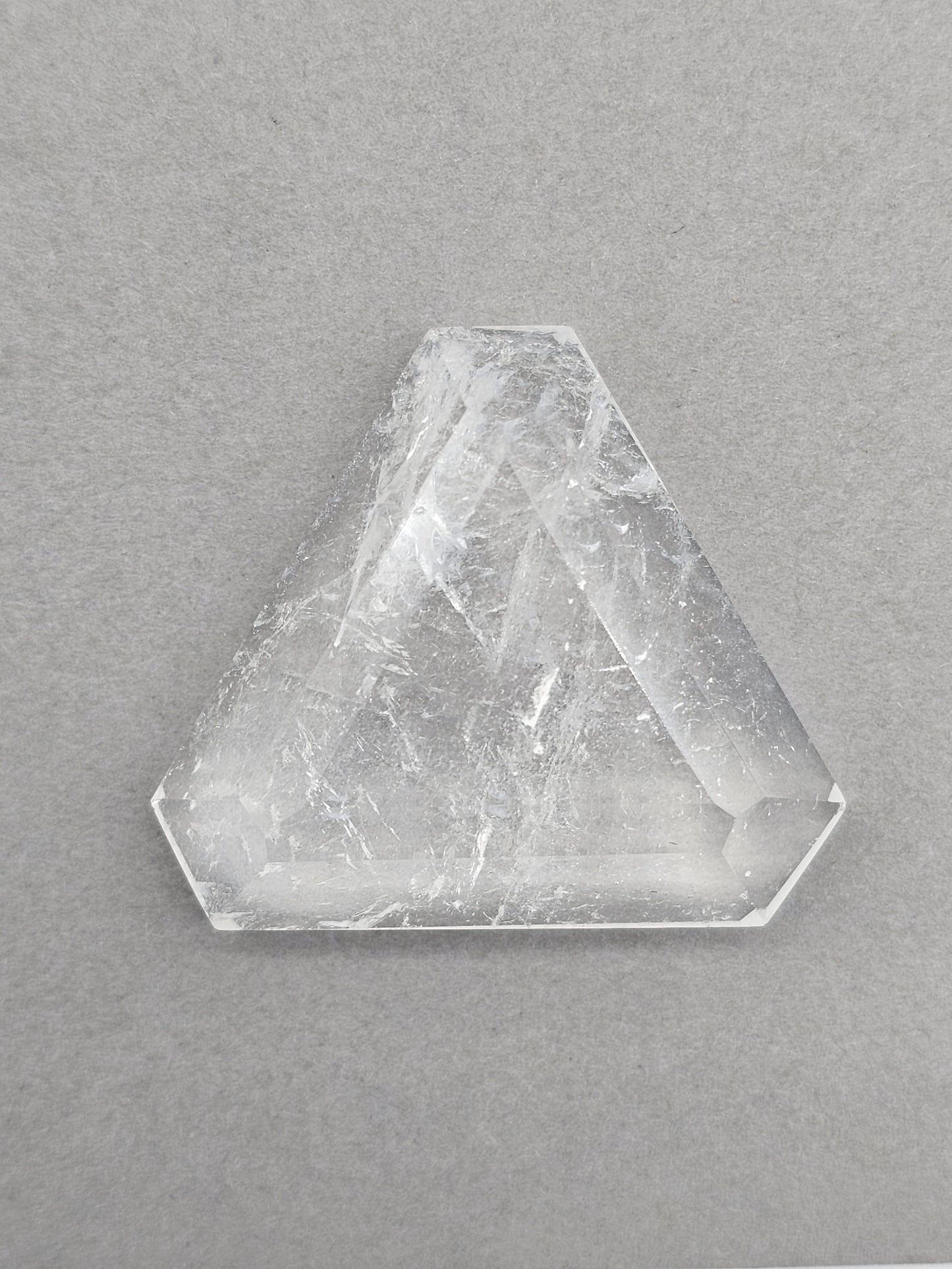 Quartz Faceted Cabochon | Artisan Cut Gemstone