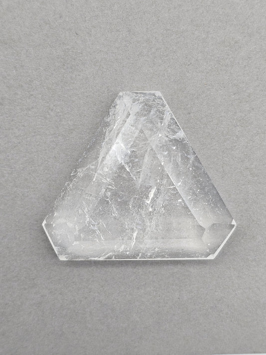 Quartz Faceted Cabochon | Artisan Cut Gemstone