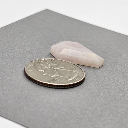 Rose Quartz Geometric Cabochon