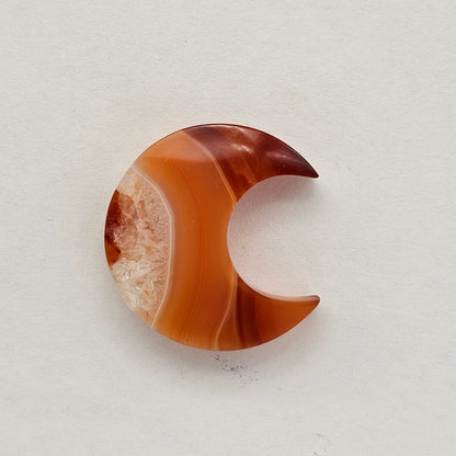 Carnelian Moon Agate Cabochon
