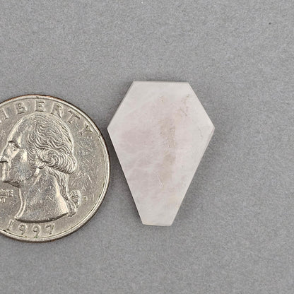 Rose Quartz Geometric Cabochon