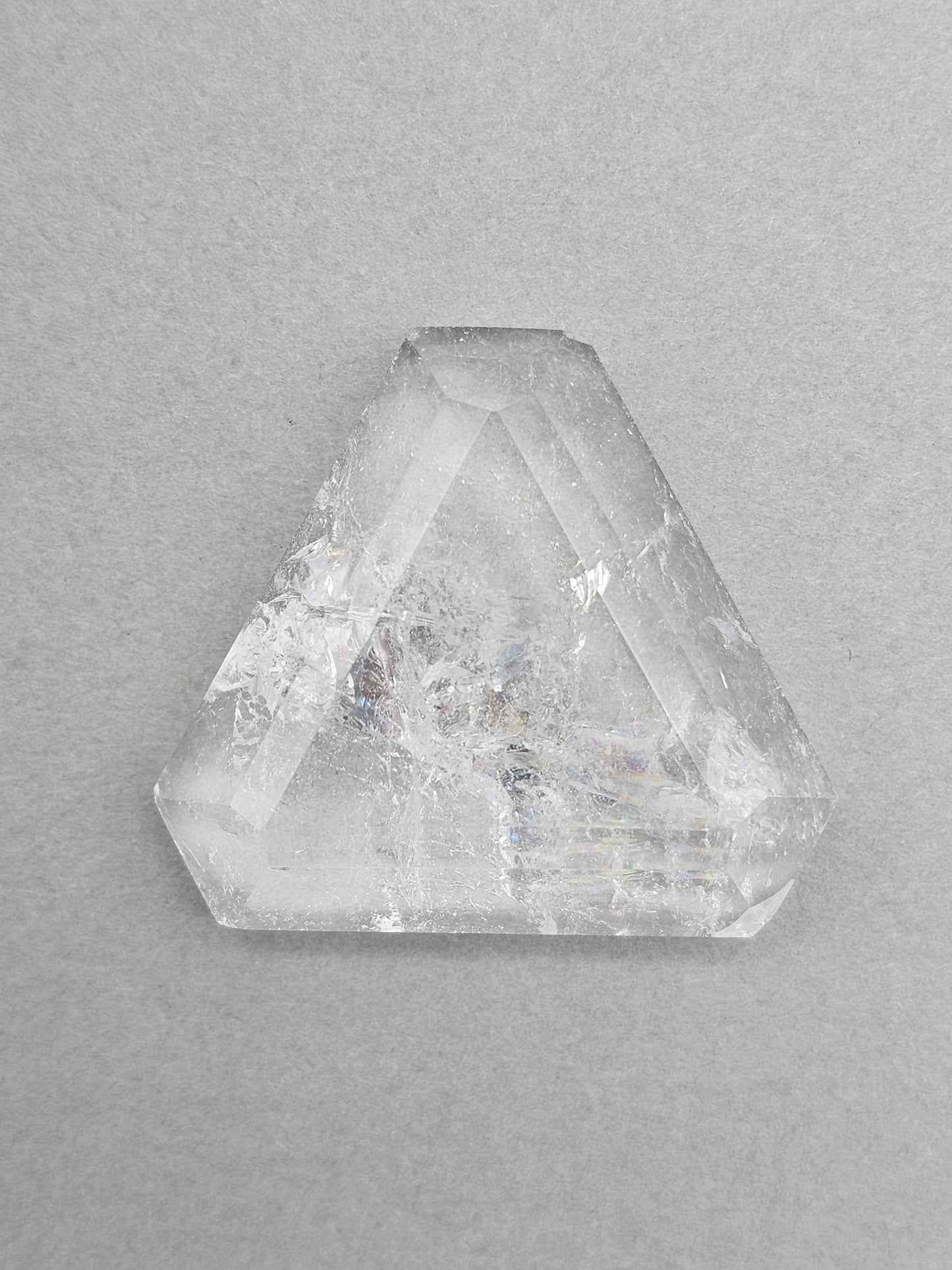 Quartz Faceted Cabochon | Artisan Cut Gemstone