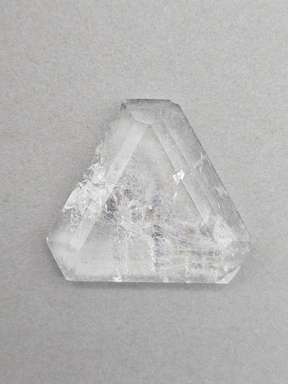 Quartz Faceted Cabochon | Artisan Cut Gemstone