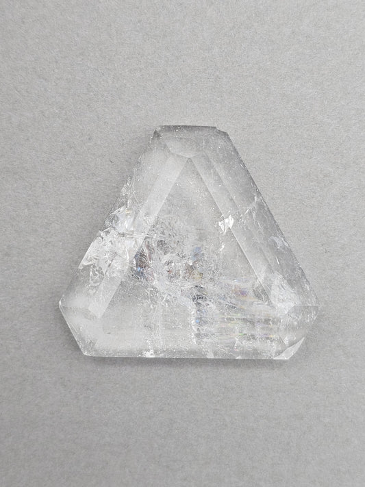 Quartz Faceted Cabochon | Artisan Cut Gemstone