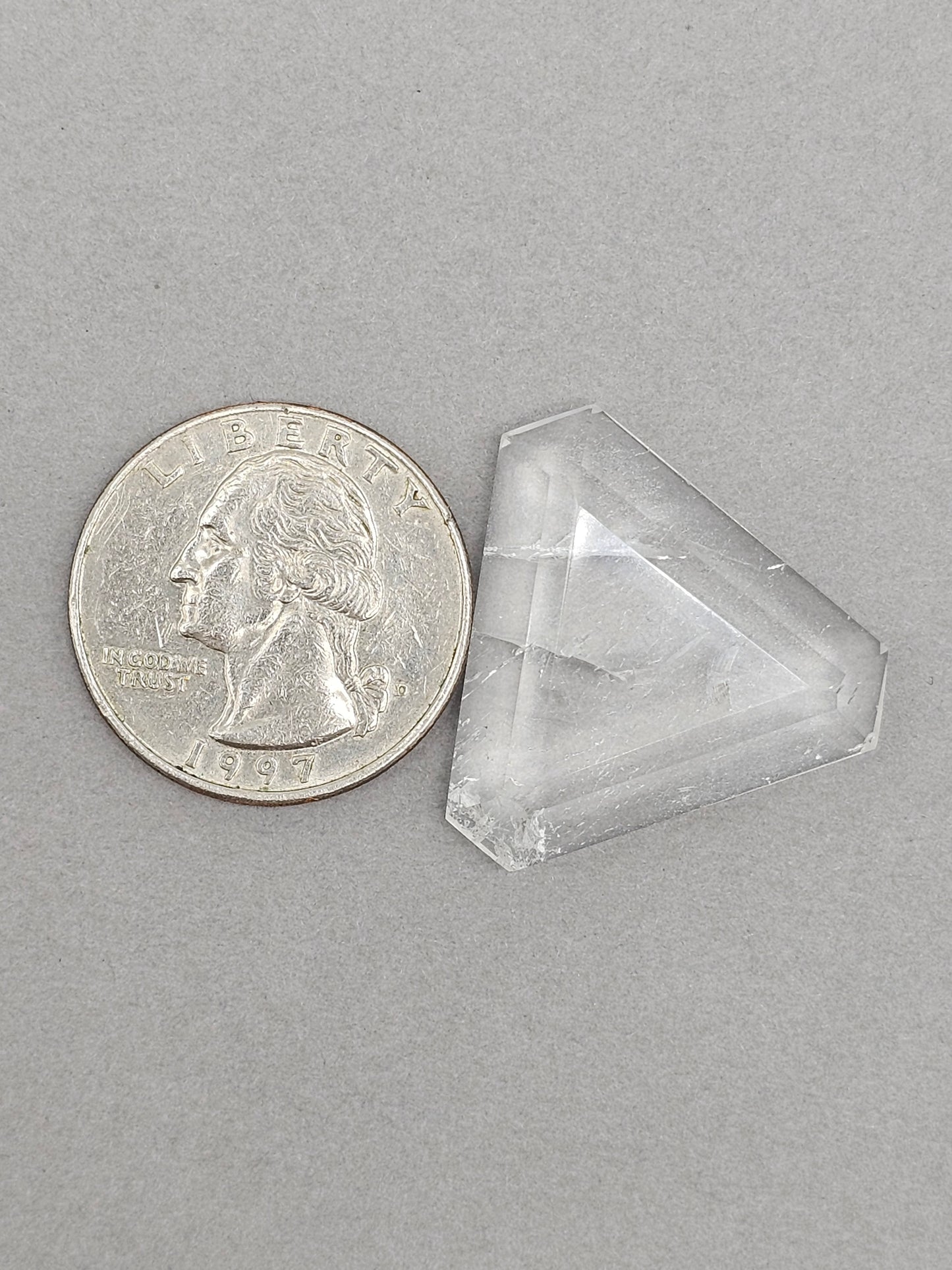 Quartz Faceted Cabochon | Artisan Cut Gemstone