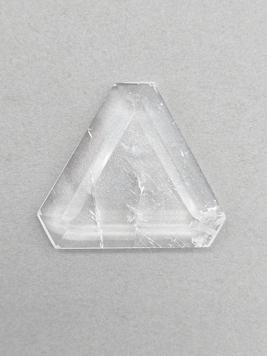Quartz Faceted Cabochon | Artisan Cut Gemstone