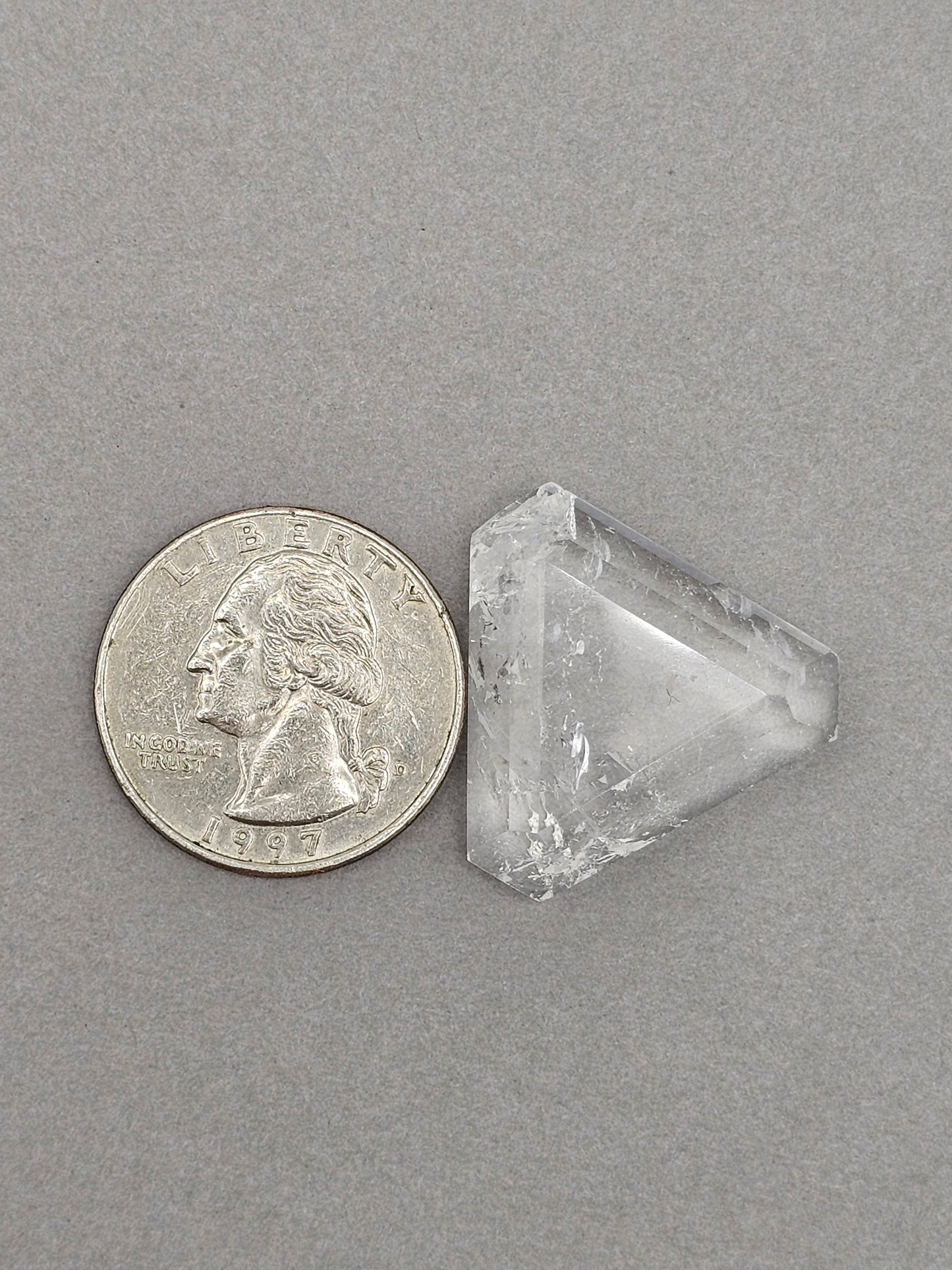 Quartz Faceted Cabochon | Artisan Cut Gemstone