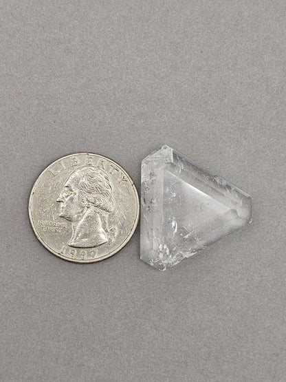 Quartz Faceted Cabochon | Artisan Cut Gemstone