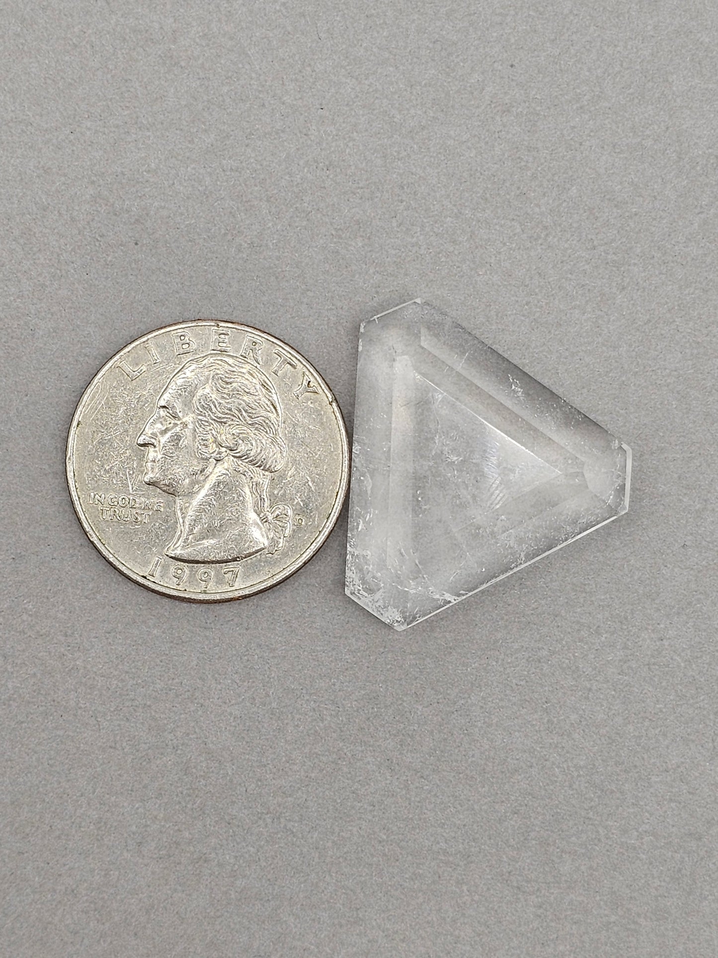 Quartz Faceted Cabochon | Artisan Cut Gemstone