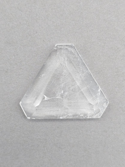 Quartz Faceted Cabochon | Artisan Cut Gemstone