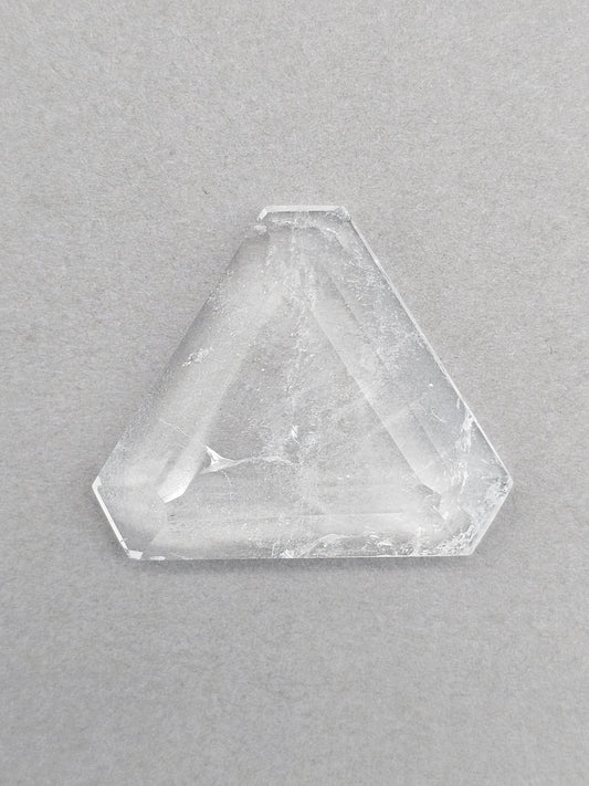 Quartz Faceted Cabochon | Artisan Cut Gemstone