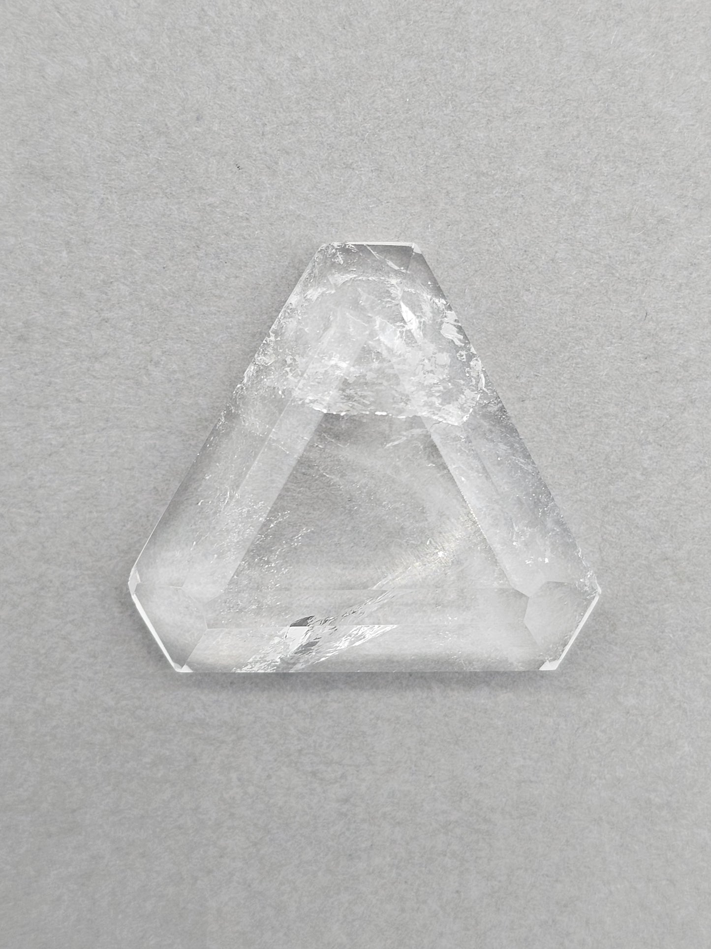 Quartz Faceted Cabochon | Artisan Cut Gemstone