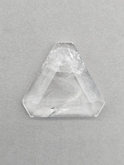 Quartz Faceted Cabochon | Artisan Cut Gemstone