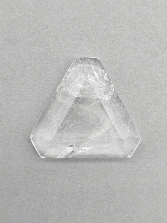 Quartz Faceted Cabochon | Artisan Cut Gemstone