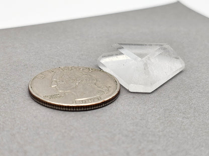 Quartz Faceted Cabochon | Artisan Cut Gemstone