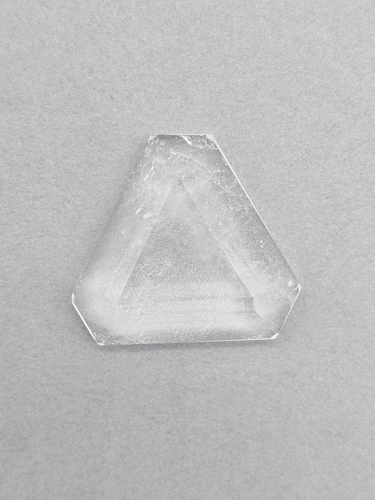 Quartz Faceted Cabochon | Artisan Cut Gemstone